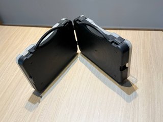 Maletín Doble Multiusos Negro/Gris