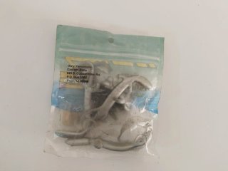 Lote 5  blister vinilos pesca black bass