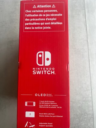 Nintendo Switch OLED Edición Mario Rojo