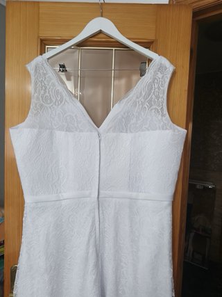 Abito da Sposa in Pizzo Bianco