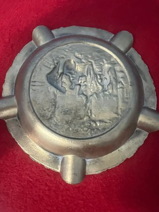 2 Portacenere antichi in ottone