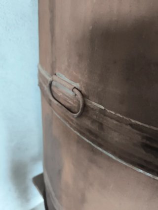 Zafra antigua de chapa