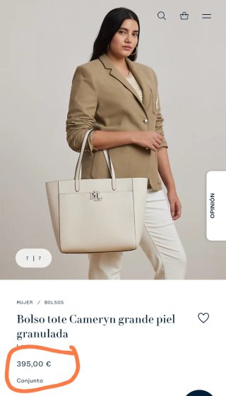 Bolso Tote Ralph Lauren  Nuevo COLECCIÓN 2026