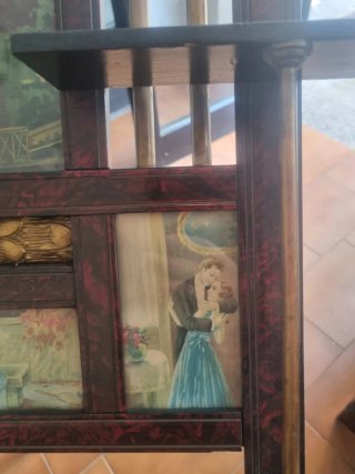 Specchio da stendere decorato