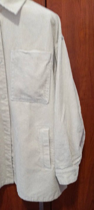 Chaqueta H&M Beige Talla M Corduroy