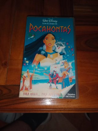 Pocahontas VHS Disney Clásicos Español