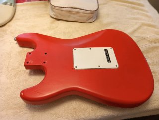 Cuerpo guitarra Aliso 1820gr con tremolo