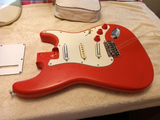 Cuerpo guitarra Aliso 1820gr con tremolo