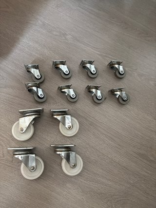 Ruedas giratorias para muebles