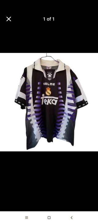 Camiseta Real Madrid Kelme Teka Vintage