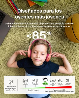 Belkin auriculares inalámbricos niños micrófono