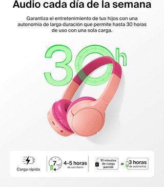 Belkin auriculares inalámbricos niños micrófono