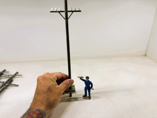 Postes Telégrafo Escala G Artesanales