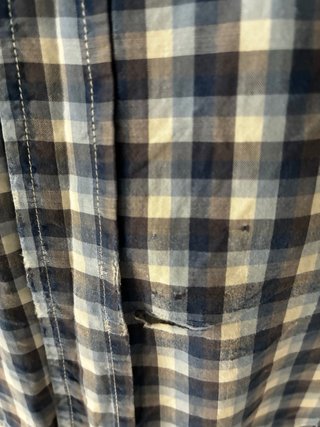 Camisa Royal Shirt cuadros azul y blanco