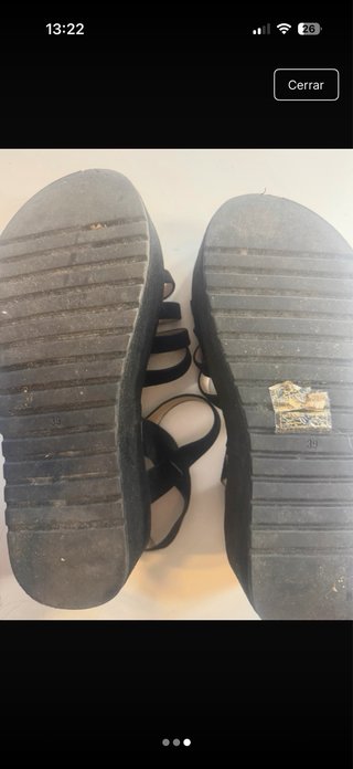 Sandalias plataforma negras