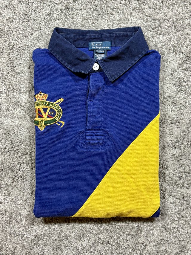 Polo Ralph Lauren County Riders azul M-L