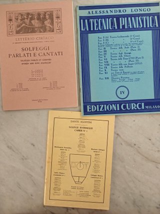 Lotto Libri Metodi Solfeggio e Tecnica