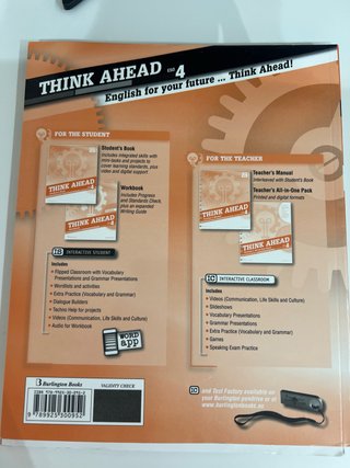 THINK AHEAD 4ºESO. STUDENT'S BOOK 2019
