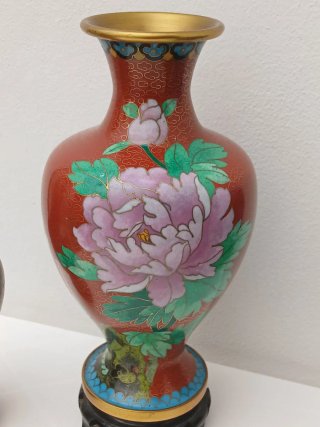 Vasi cinesi cloisonné vintage