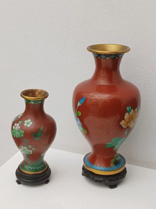 Vasi cinesi cloisonné vintage