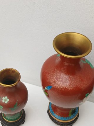 Vasi cinesi cloisonné vintage