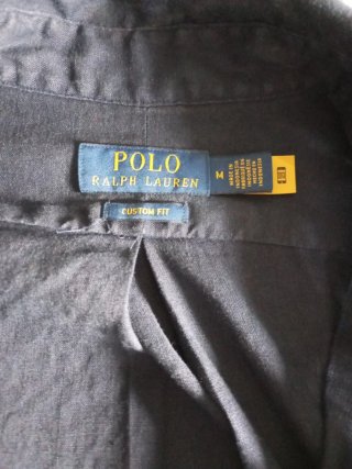 Camisa Lino Ralph Lauren Azul