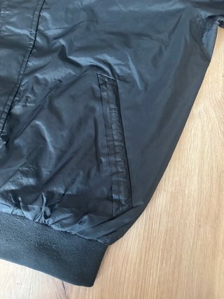 Blauer Black Bomber Jacket Lightweight Size L