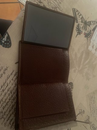 Cartera de piel para hombre