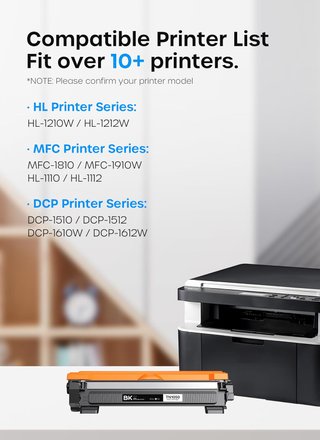 Toner nero ad alta produttività compatibile Brother