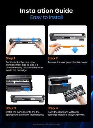 Toner nero ad alta produttività compatibile Brother