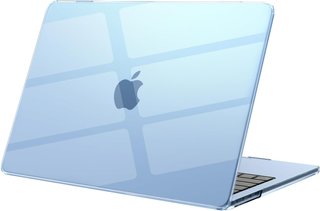 Funda rígida rosa transparente para MacBook Air
