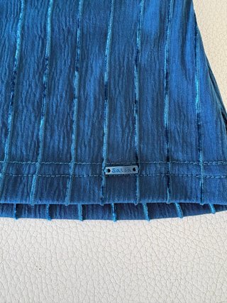 Blusa cuello alto Salsa Jeans azul