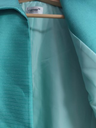 Chaqueta Vestir Estefania Teal Talla M