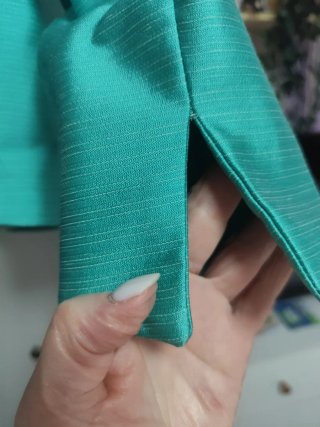 Chaqueta Vestir Estefania Teal Talla M