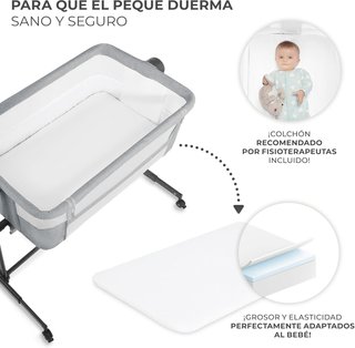 Culla con letto agganciabile regolabile con ruote Kinderkraft