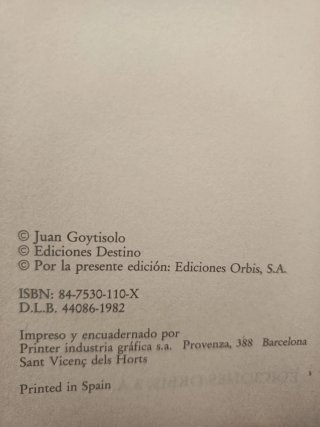 Duelo en el Paraíso . Juan Goytisolo