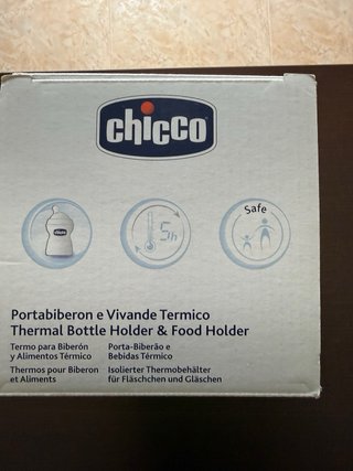 Portabiberones y Termo Chicco