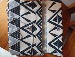 Bolso de mano 30cm bordado