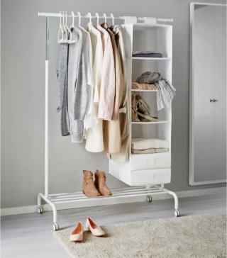 Perchero organizador de ropa
