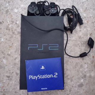 Playstation 2 PS2 Negra Completa