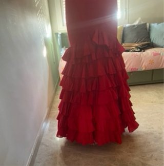 Traje Flamenca Micaela Navarro Rojo
