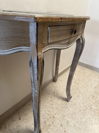 Mesa Auxiliar y Espejo Decorativo Entrada