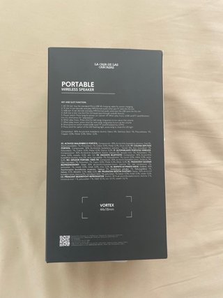 Altavoz Bluetooth Portátil Negro
