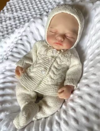 Cesta Bebé Reborn Completa de silicona