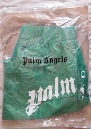 Palm Angels Pantaloncino L Mare Verde
