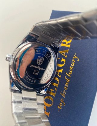 Reloj Poedagar Clásico Hombre Azul/Plata