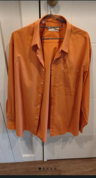 Camisa de vestir naranja