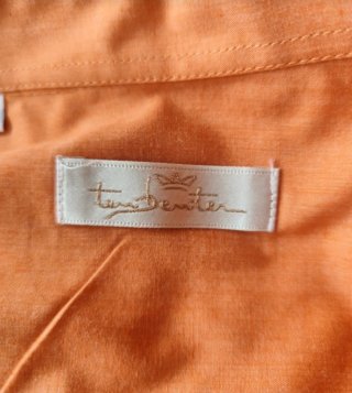 Camisa de vestir naranja