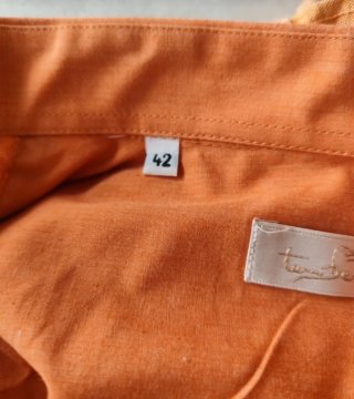 Camisa de vestir naranja