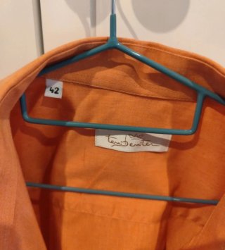 Camisa de vestir naranja
